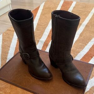 Unique Durango Dark Brown Heeled Boots